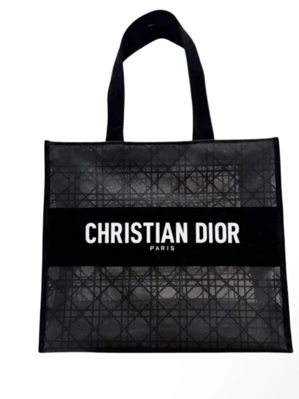 Dior Black Logo Tote Bag GWP